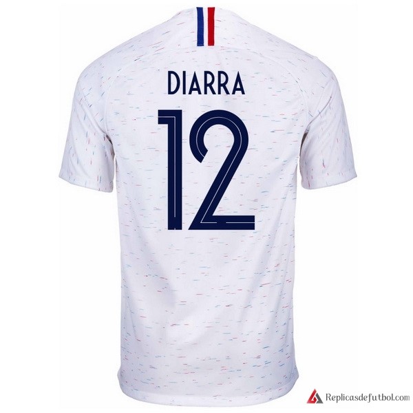Camiseta Seleccion Francia Segunda equipación Diarra 2018 Blanco